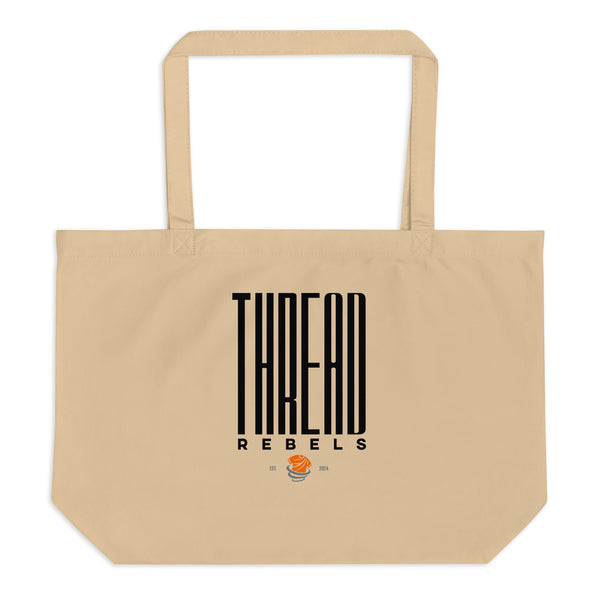 Large organic tote bag