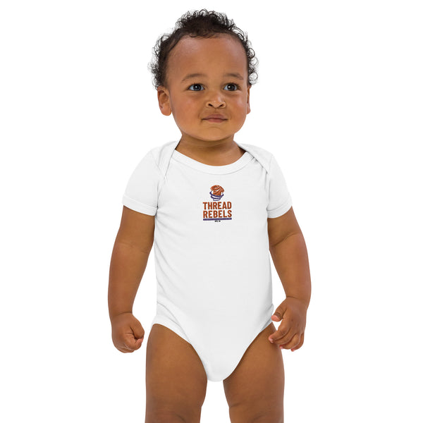 Embroidery Organic cotton baby bodysuit